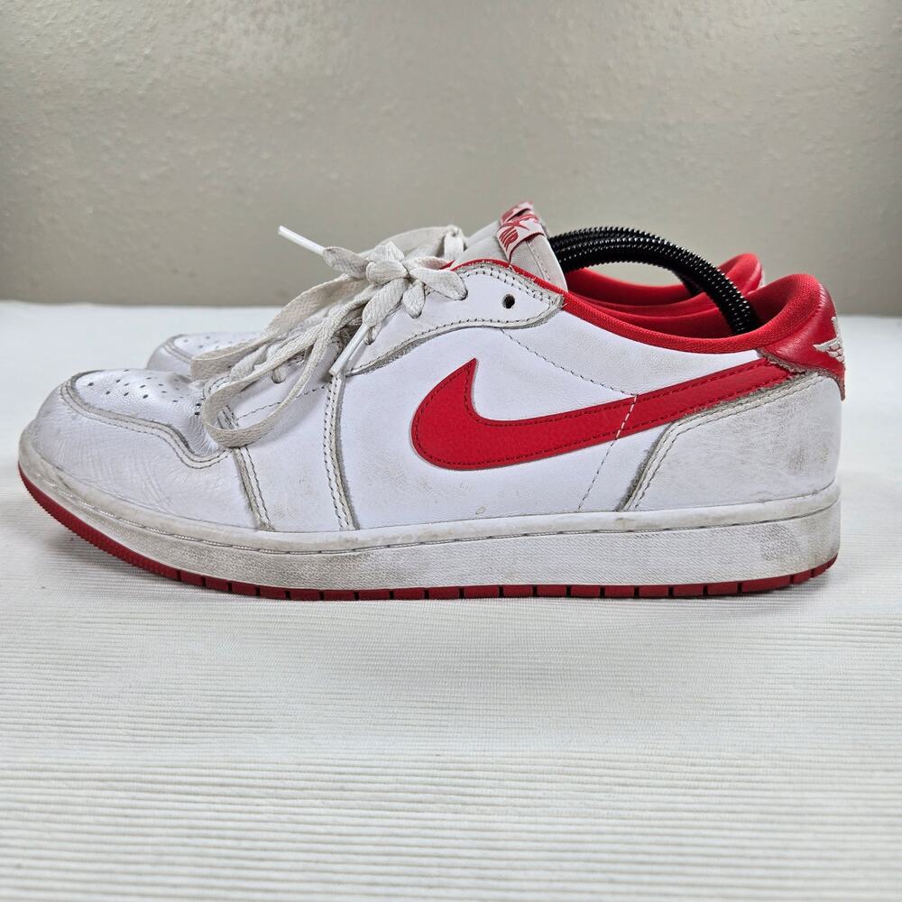 Nike Air Jordan 1 Retro Low "University Red" Shoe Sneaker Men's Size 10.5